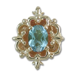 rk718 Blue Topaz Bracelet Slide 